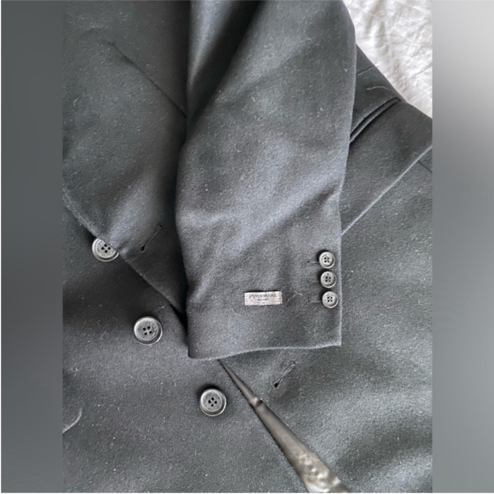 $350 Zara Black Oversized wool blend Coat Jacket STEVEN MEISEL Limited Ed XS NWT - Picture 13 of 13